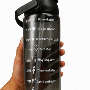 Water bottle Gradient Hydration Bottle – 1400ml Large Capacity Sports & Travel Mug
